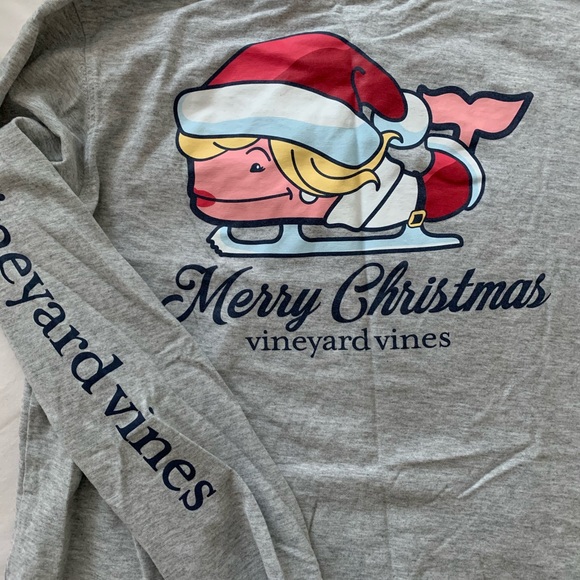 Vineyard Vines Tops Soldvineyard Vines Christmas Long Sleeve Tshirt